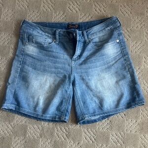 Seven7 Light Blue Jean Shorts for Women